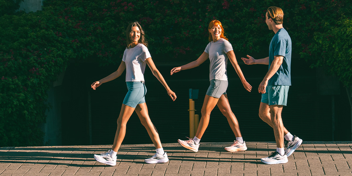 Happy walkers in their Ghost 18s